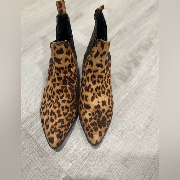 🔥Mylu Leopard Print Booties 8, Brown Boots, Mylu Boots - Picture 6 of 7